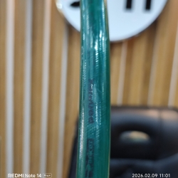 1/2 SHORT HOSE PIPE GREEN PARKER